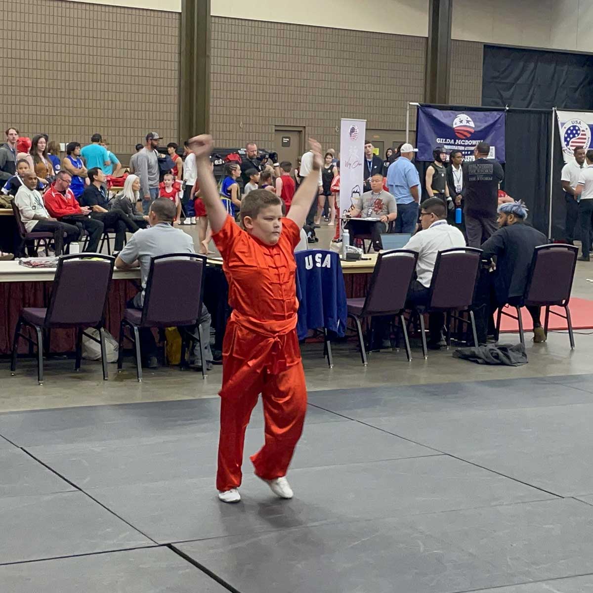 Gabriel Moore the USAWKF National Kung Fu Championships Lubbock, Texas May 26-28, 2023
