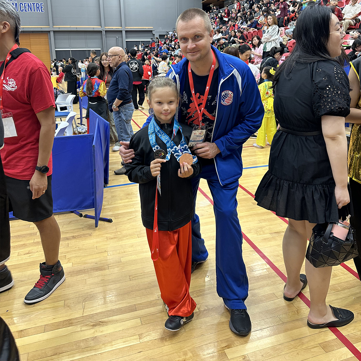 Brooklyn Anya Moore, Vital Yarashevich, 4th Pan American Kung Fu Championships, August 3-6, 2023, Markham, Canada
