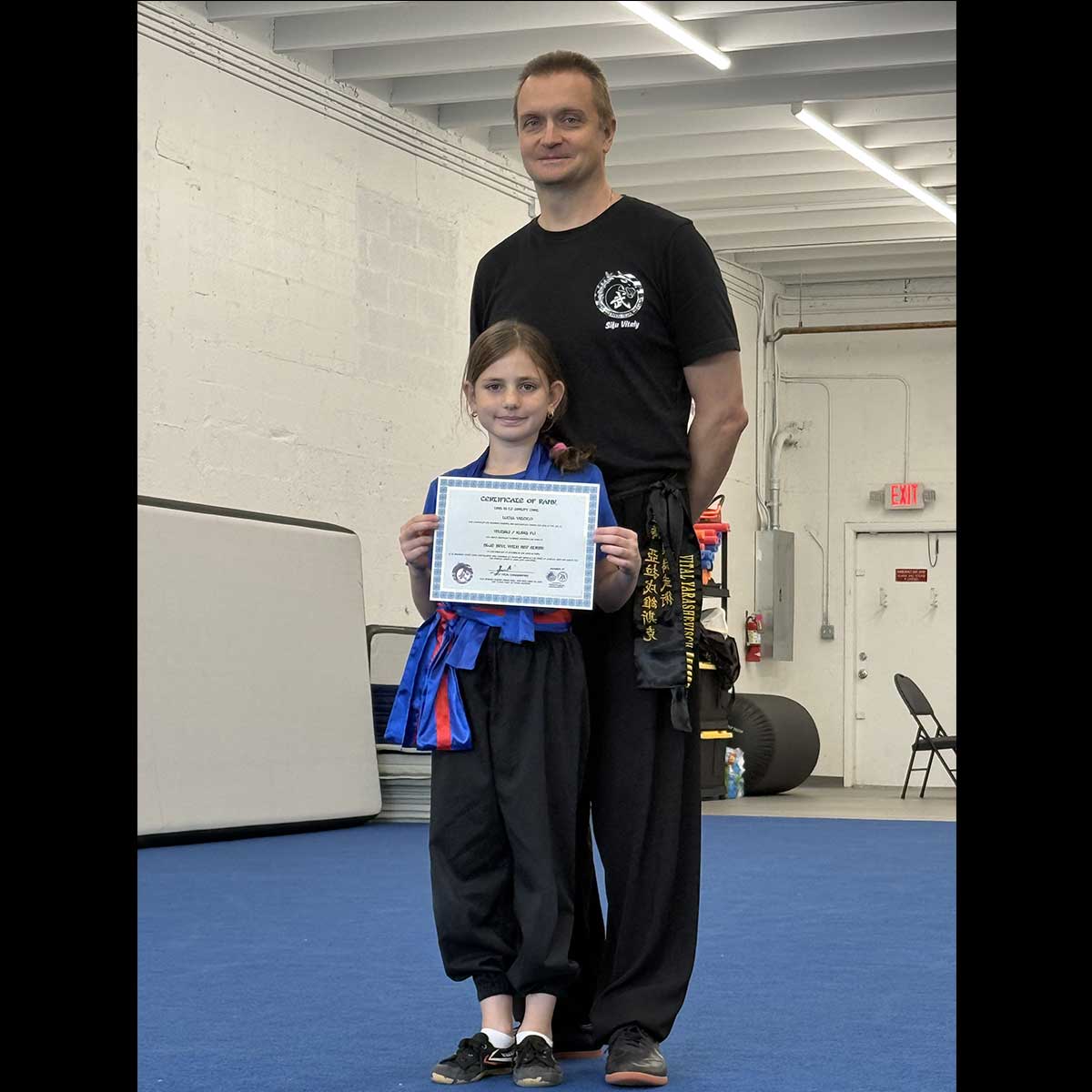 Belt test October 25, 2025: Lucia Viscito, Vital Yarashevich