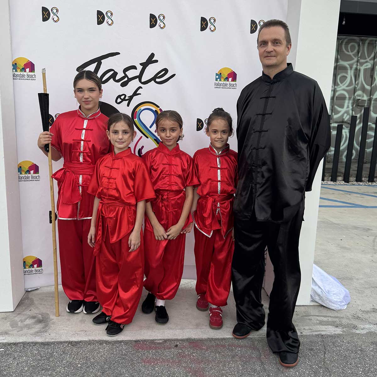 Taste of D8, Hallandale Beach, Florida, October 24, 2025: Sorina Codita, Maria Gomez-Moreno, Lucia Viscito, Diana Bushueva, Vital Yarashevich