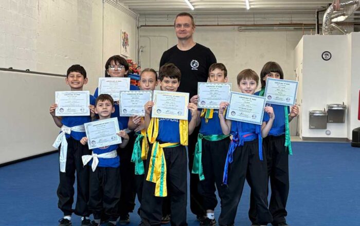Belt test November 22, 2025: Leonardo Girasol, Piero Borlando, Stefano Borlando, Sebastian Martinez Berezhnyi, Maria Marzac, Vital Yarashevich, Anthony Marzac, John Estrin, Allen Lozovsky