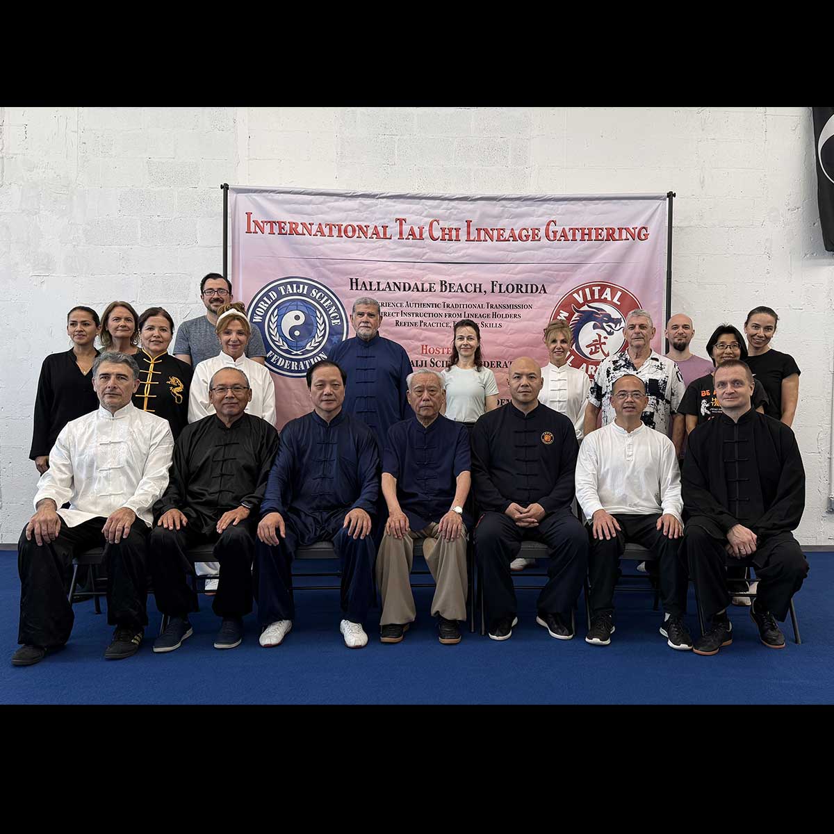 International Tai Chi Lineage Gathering, Hallandale Beach, Florida, May 9 - 10, 2026: Vital Yarashevich, Shudong Li, Zhanjun Wang, Youbin Zhao, Jennifer Yu, Weiwen Ruan, Azat Battakov, Jonathan Fields, Teresa Bartoli, Angela Robinson, Giovanni Antonietta, Nancy Murcia, Carla Prado, Raul Pujol, Tatsiana Yarashevich, Bill Rick, Blake Estape, Lesya Pelyushko