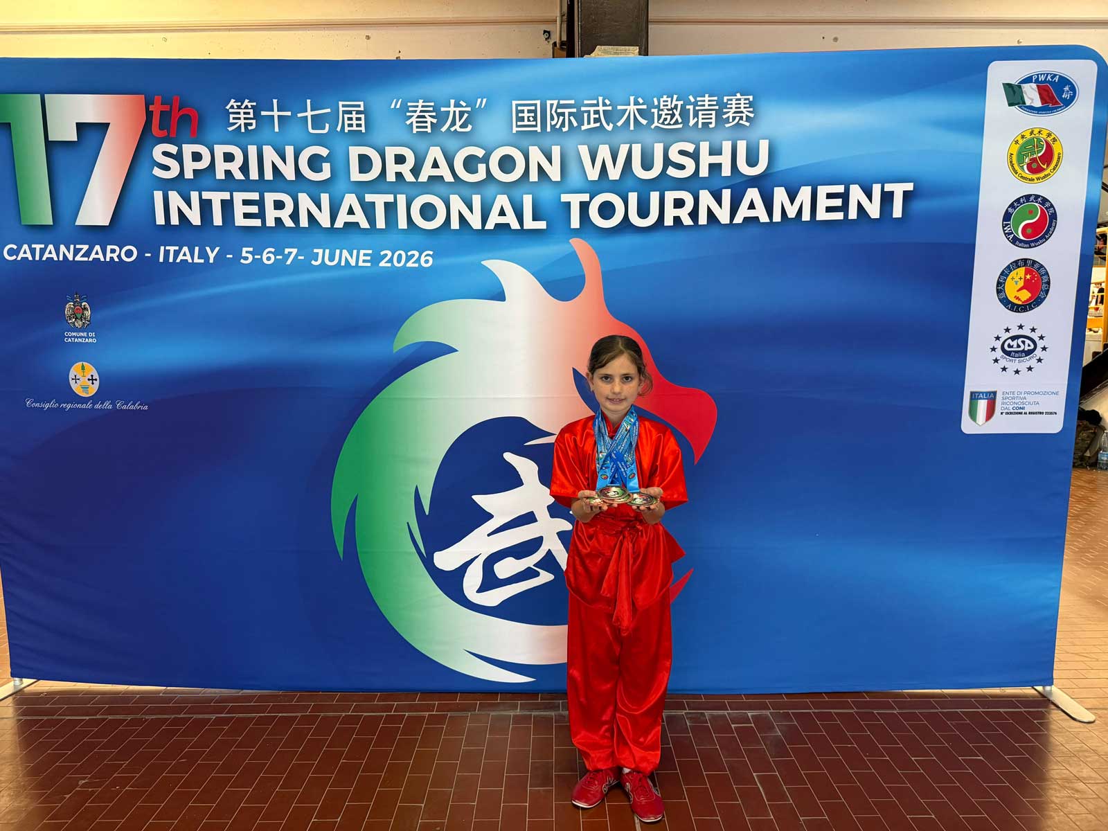 17 spring dragon wushu international tournament catanzaro italy, June 5, 2026: Lucia Viscito 17 spring dragon wushu international tournament catanzaro italy, June 5, 2026: Lucia Viscito